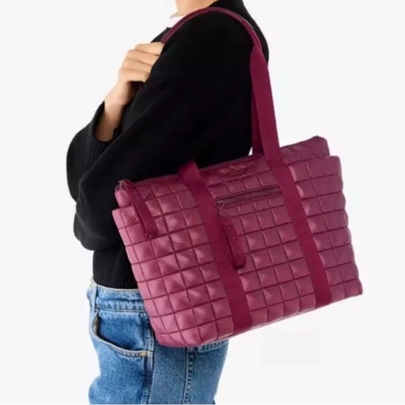 👛 ♠️ NWT Kate Spade Blackberry Camden Quilted Medium Tote 💕✨ - Picture 1 of 7